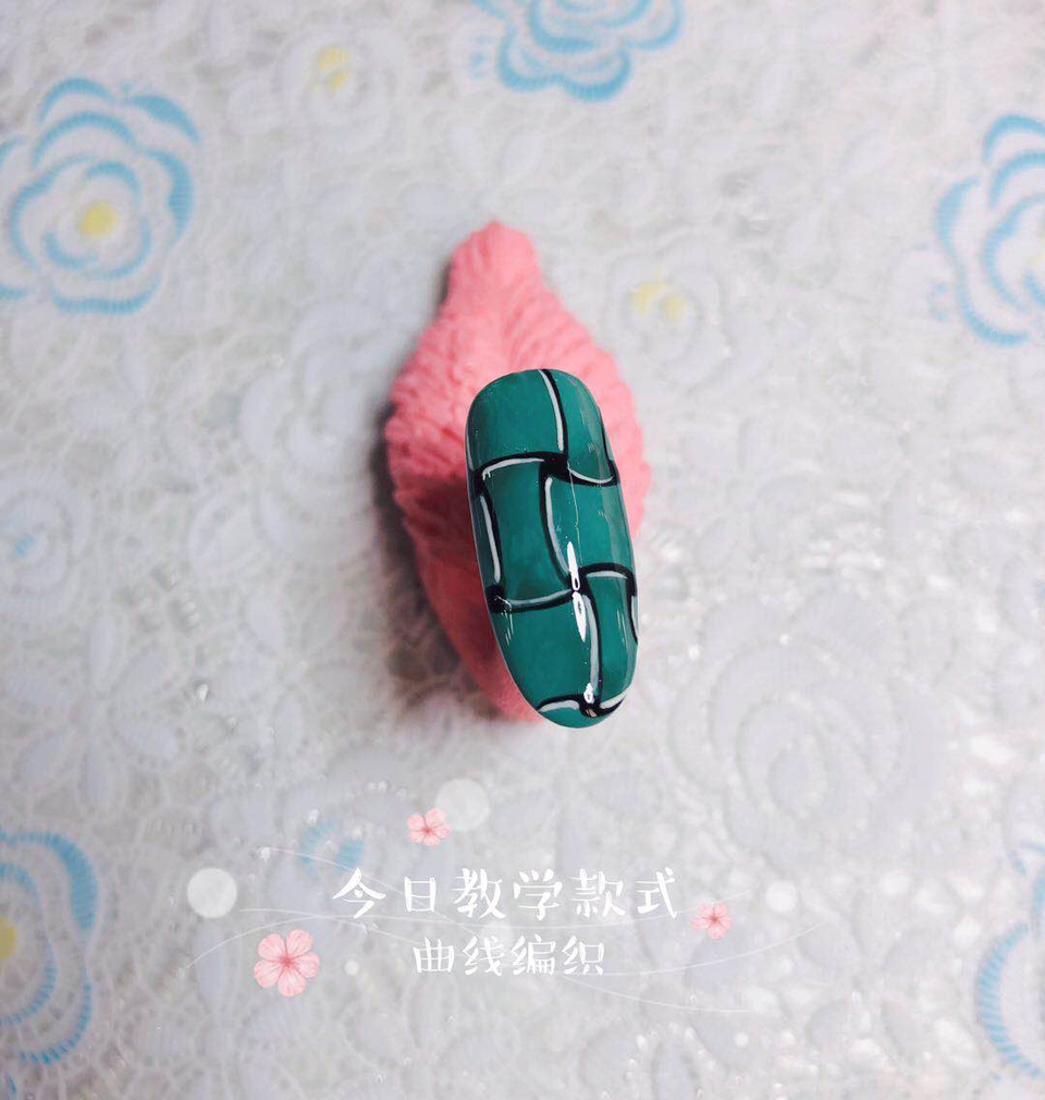 【爱美千色】日系立体雕花_美甲培训_作品分享