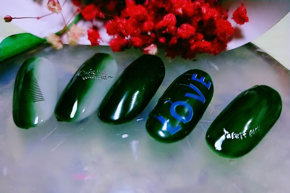 {美甲培训}适合仙女日常的星空美甲!